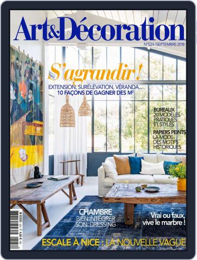 Art & Décoration August 10th, 2018 Digital Back Issue Cover