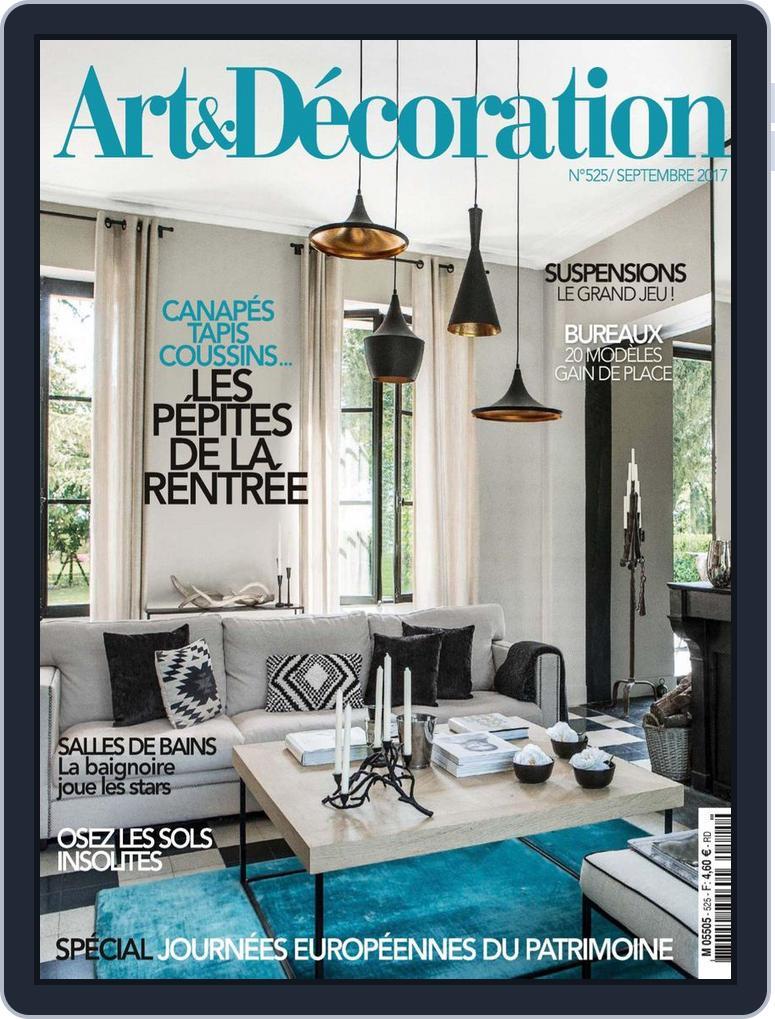 Art & Décoration (Digital) Subscription                    September 1st, 2017 Issue