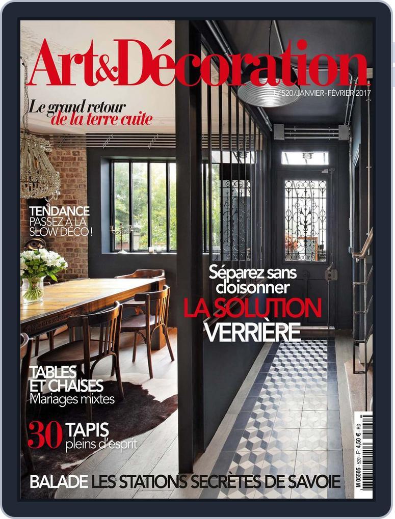 Art & Décoration (Digital) Subscription                    January 1st, 2017 Issue