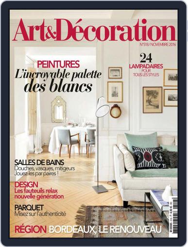 Art & Décoration November 1st, 2016 Digital Back Issue Cover