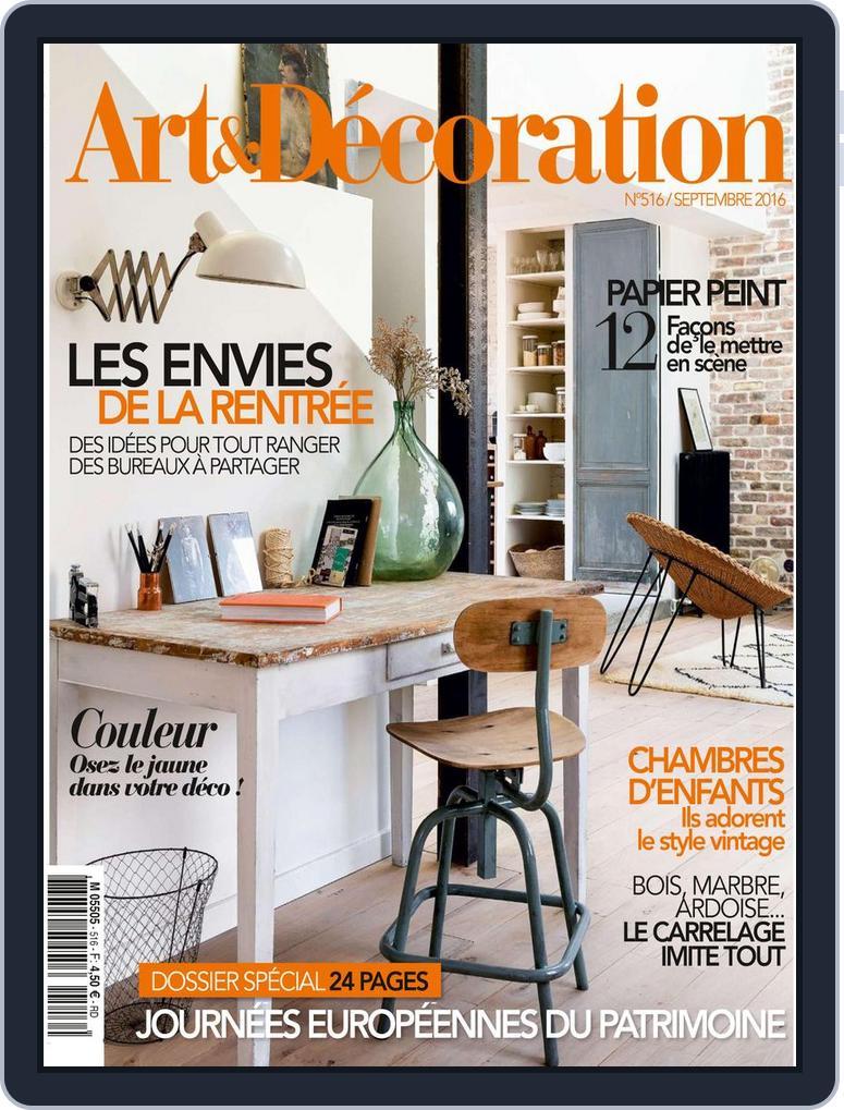 Art & Décoration (Digital) Subscription                    August 1st, 2016 Issue