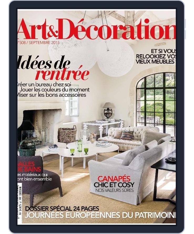 Art & Décoration (Digital) Subscription                    September 1st, 2015 Issue