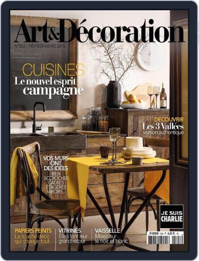 Art & Décoration (Digital) February 10th, 2015 Issue Cover
