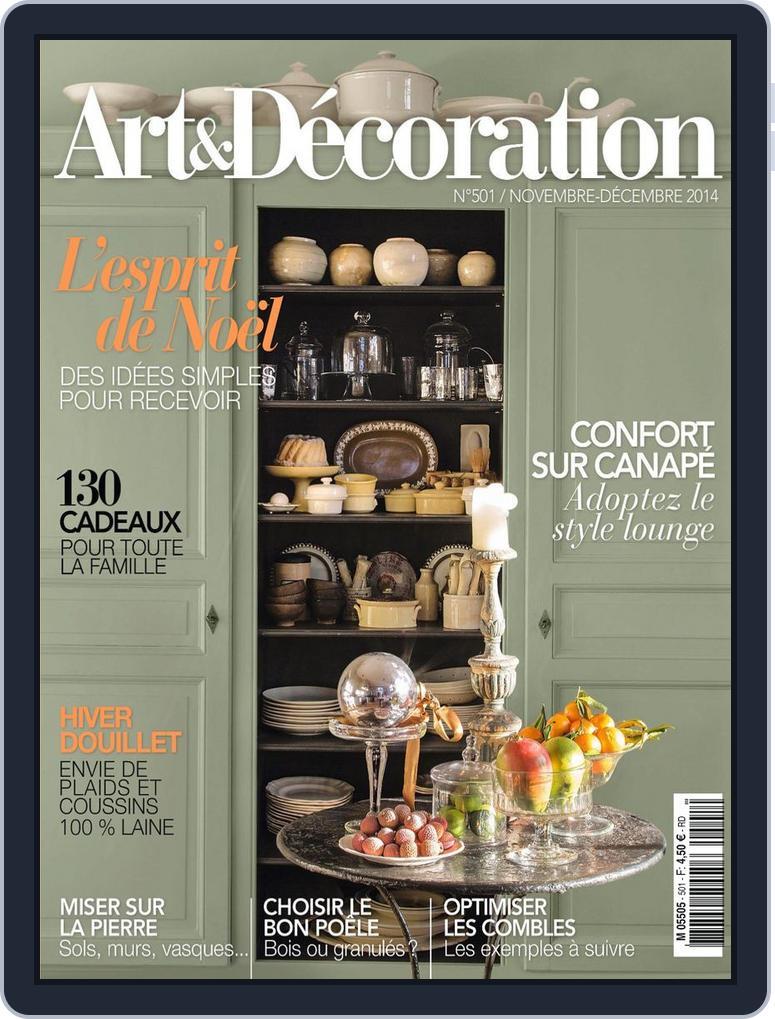 Art & Décoration (Digital) Subscription                    November 13th, 2014 Issue