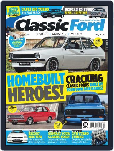 Classic Ford July 1st, 2020 Digital Back Issue Cover