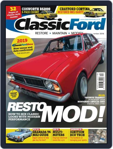 Classic Ford December 1st, 2018 Digital Back Issue Cover