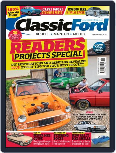 Classic Ford November 1st, 2018 Digital Back Issue Cover