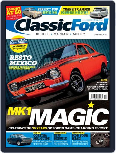 Classic Ford October 1st, 2018 Digital Back Issue Cover
