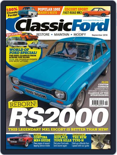 Classic Ford September 1st, 2018 Digital Back Issue Cover