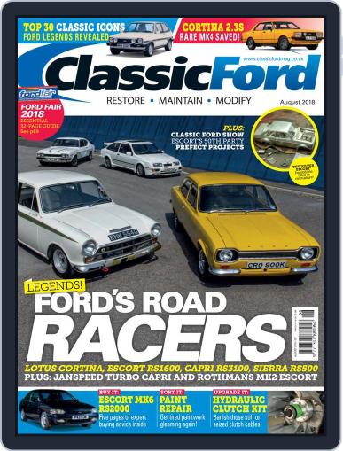 Classic Ford August 1st, 2018 Digital Back Issue Cover