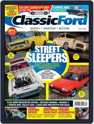 Classic Ford April 1st, 2018 Digital Back Issue Cover