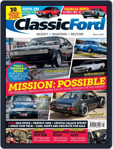 Classic Ford March 1st, 2018 Digital Back Issue Cover
