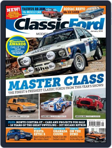 Classic Ford January 1st, 2018 Digital Back Issue Cover