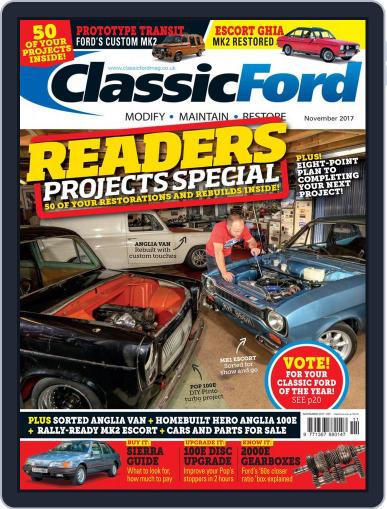 Classic Ford November 1st, 2017 Digital Back Issue Cover