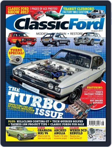 Classic Ford August 1st, 2017 Digital Back Issue Cover