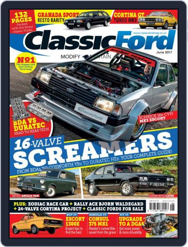 Classic Ford June 1st, 2017 Digital Back Issue Cover