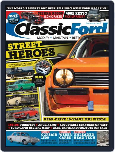 Classic Ford November 1st, 2015 Digital Back Issue Cover