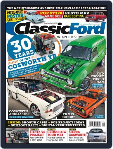 Classic Ford September 1st, 2015 Digital Back Issue Cover