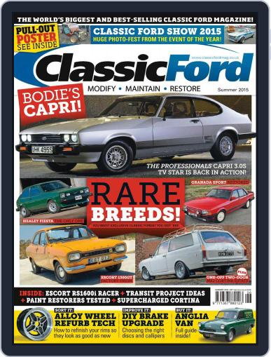 Classic Ford July 18th, 2015 Digital Back Issue Cover