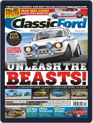 Classic Ford January 1st, 2015 Digital Back Issue Cover