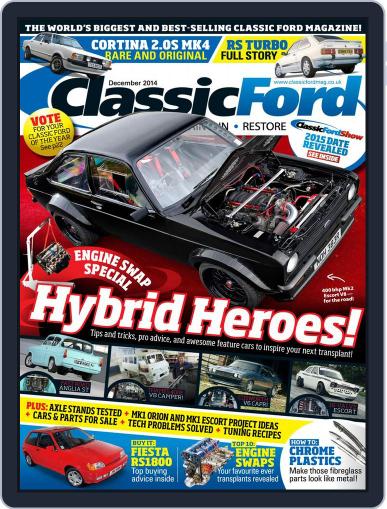Classic Ford November 6th, 2014 Digital Back Issue Cover