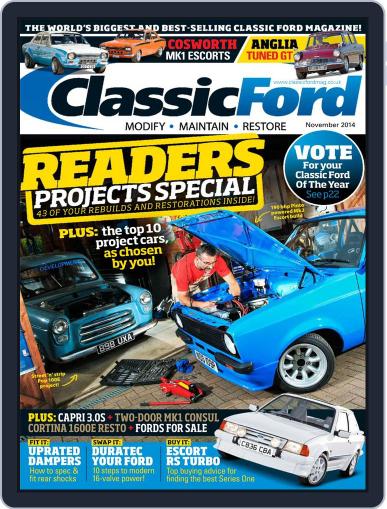 Classic Ford October 9th, 2014 Digital Back Issue Cover