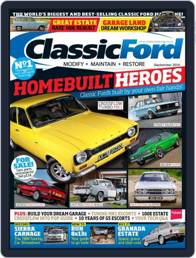 Classic Ford August 14th, 2014 Digital Back Issue Cover