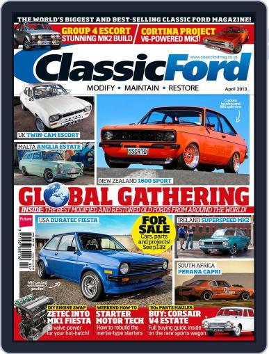 Classic Ford March 1st, 2013 Digital Back Issue Cover