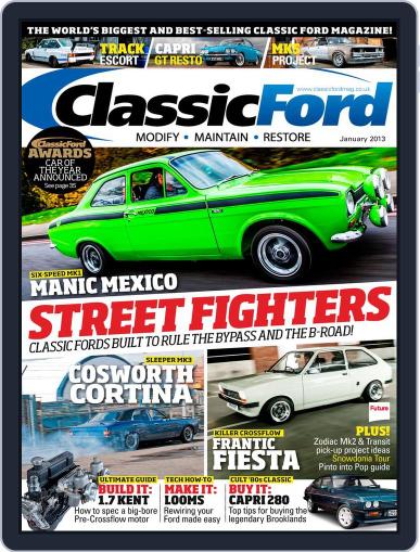 Classic Ford December 7th, 2012 Digital Back Issue Cover