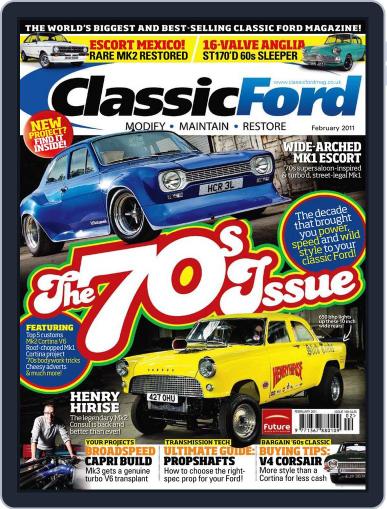 Classic Ford January 10th, 2011 Digital Back Issue Cover