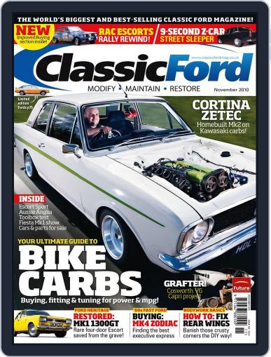 Classic Ford October 18th, 2010 Digital Back Issue Cover
