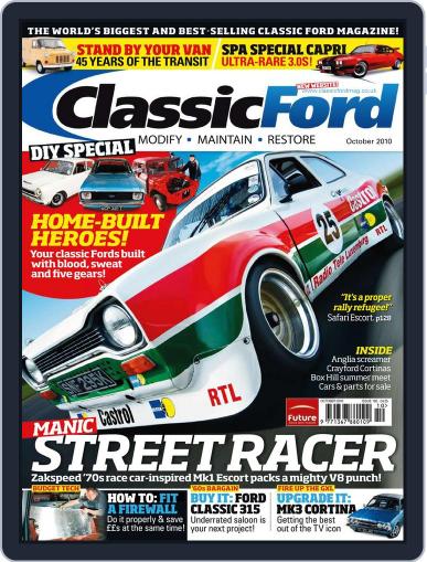 Classic Ford September 20th, 2010 Digital Back Issue Cover