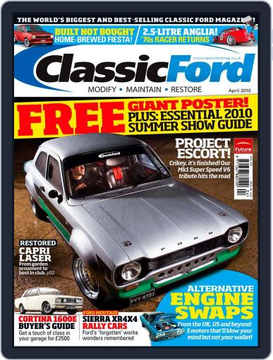 Classic Ford March 8th, 2010 Digital Back Issue Cover