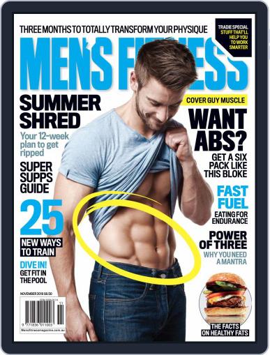 Australian Men's Fitness November 1st, 2019 Digital Back Issue Cover