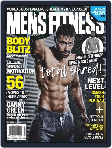 Australian Men's Fitness September 1st, 2019 Digital Back Issue Cover