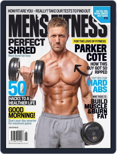 Australian Men's Fitness June 1st, 2019 Digital Back Issue Cover