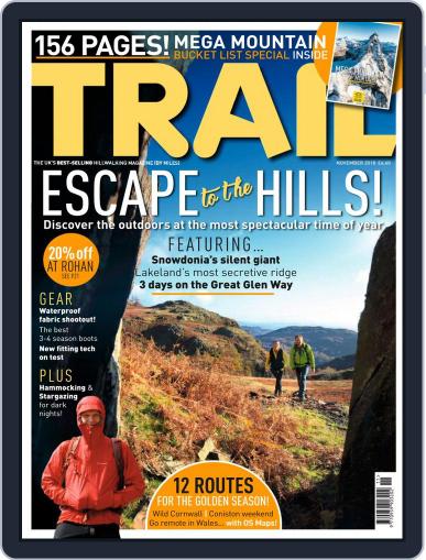 Trail United Kingdom November 1st, 2018 Digital Back Issue Cover