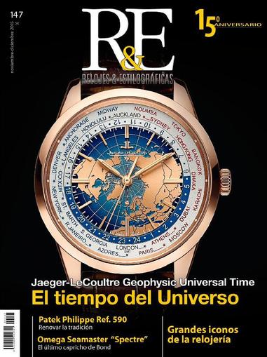 R&e-relojes&estilográficas November 24th, 2015 Digital Back Issue Cover