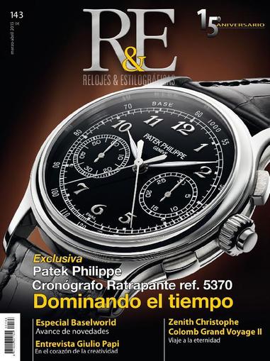 R&e-relojes&estilográficas March 17th, 2015 Digital Back Issue Cover