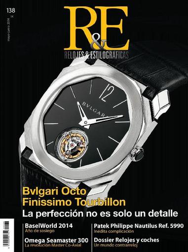 R&e-relojes&estilográficas May 22nd, 2014 Digital Back Issue Cover