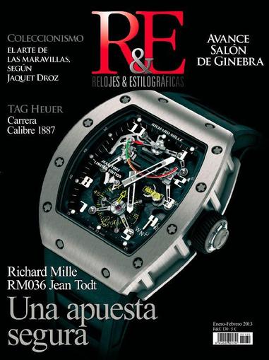 R&e-relojes&estilográficas January 18th, 2013 Digital Back Issue Cover