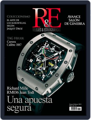 R&e-relojes&estilográficas January 18th, 2013 Digital Back Issue Cover