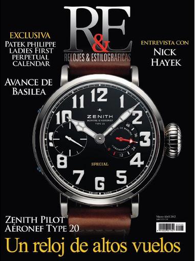 R&e-relojes&estilográficas March 12th, 2012 Digital Back Issue Cover