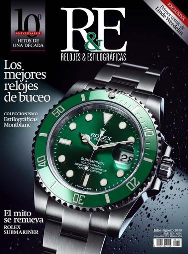R&e-relojes&estilográficas June 16th, 2010 Digital Back Issue Cover