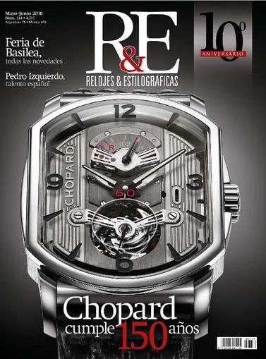 R&e-relojes&estilográficas April 25th, 2010 Digital Back Issue Cover