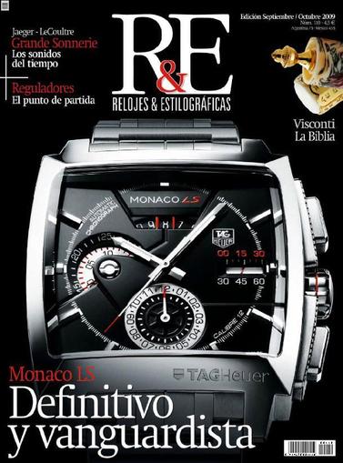 R&e-relojes&estilográficas August 31st, 2009 Digital Back Issue Cover