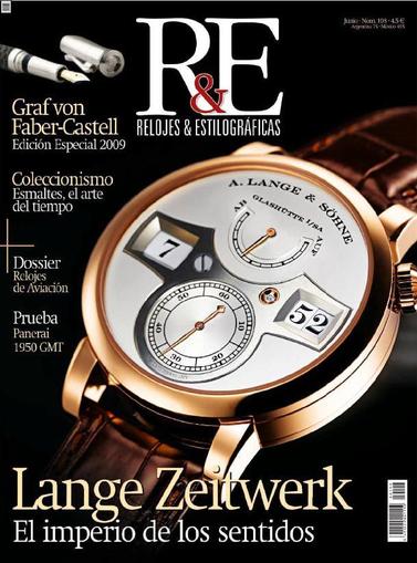 R&e-relojes&estilográficas May 26th, 2009 Digital Back Issue Cover