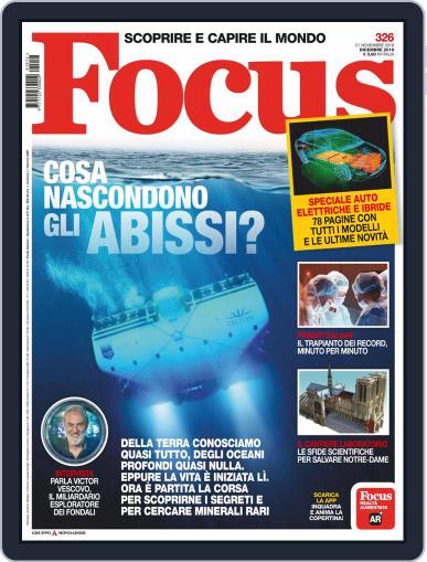Focus Italia December 1st, 2019 Digital Back Issue Cover
