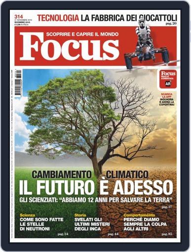 Focus Italia December 1st, 2018 Digital Back Issue Cover