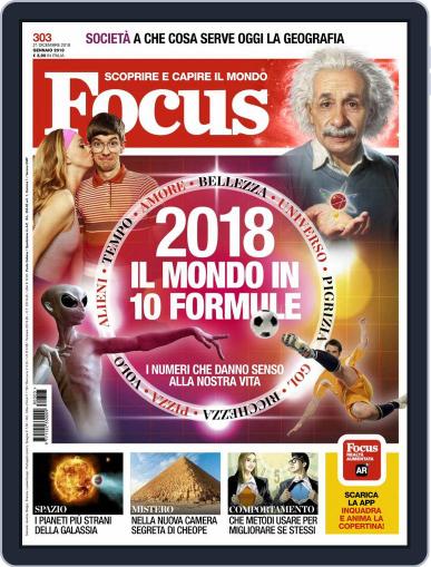 Focus Italia January 1st, 2018 Digital Back Issue Cover